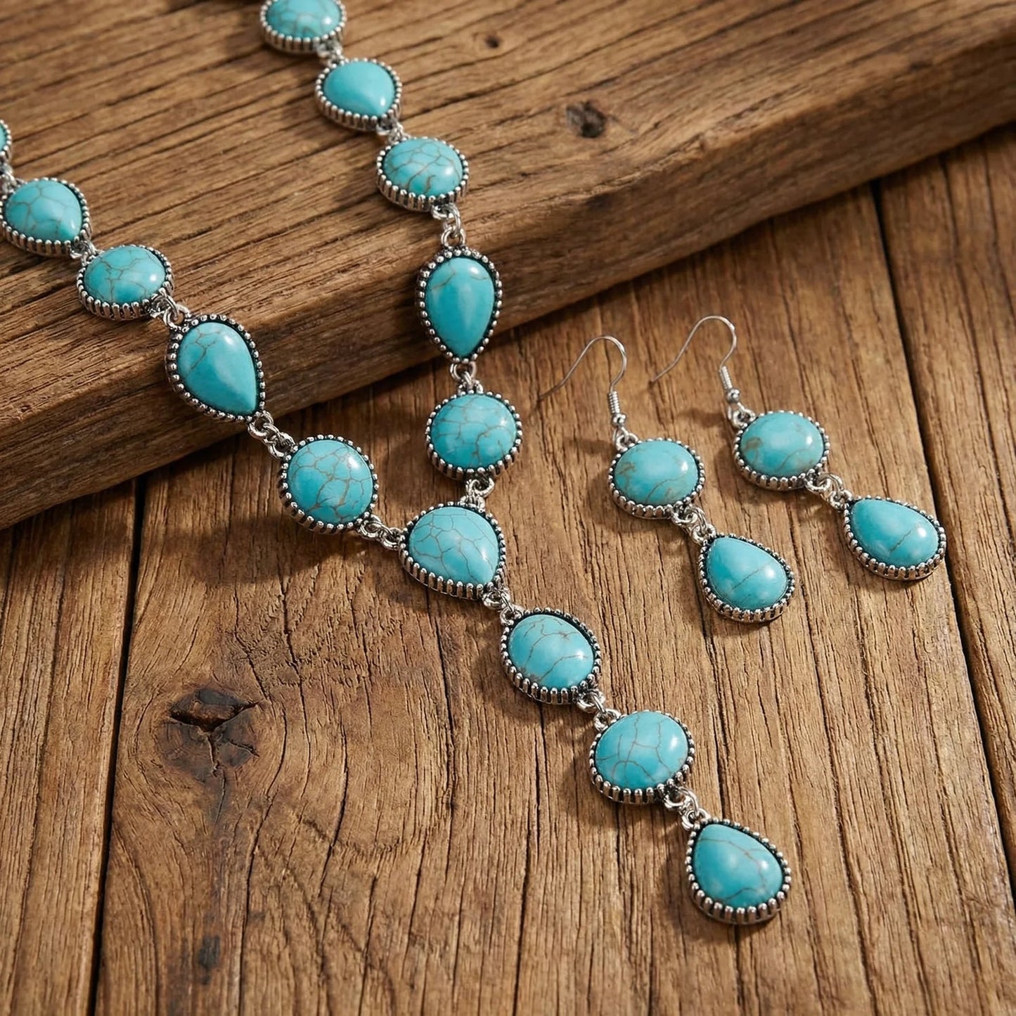 NavaJo Necklace + Earing set