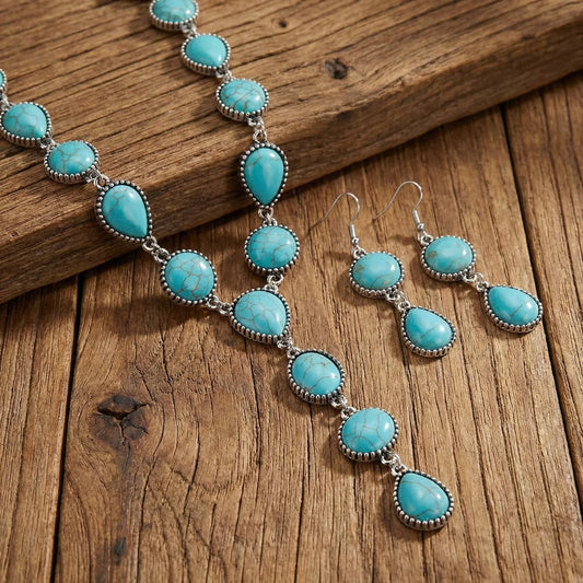 NavaJo Necklace + Earing set